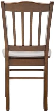 Boraam Shaker Dining Chairs, Set of 2 - Cocoa Walnut