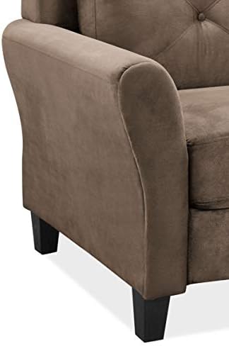 Lifestyle Solutions Grayson Loveseat, Brown