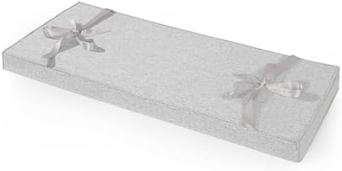 Bench Cushion for Indoor Furniture Light Gray, 39x17x2 inch