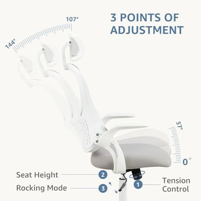 DUMOS Ergonomic Office Chair, Computer Desk Chair, Lumbar Support
