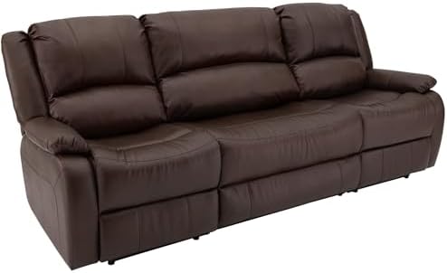 RecPro Charles RV Wall Hugger Recliner | 94" Chestnut