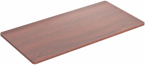 VIVO 43" x 24" Dark Walnut Solid 1-Piece Table Top