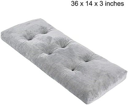 Bench Cushion for Window Seat, Shoe Storage & Indoor Swing