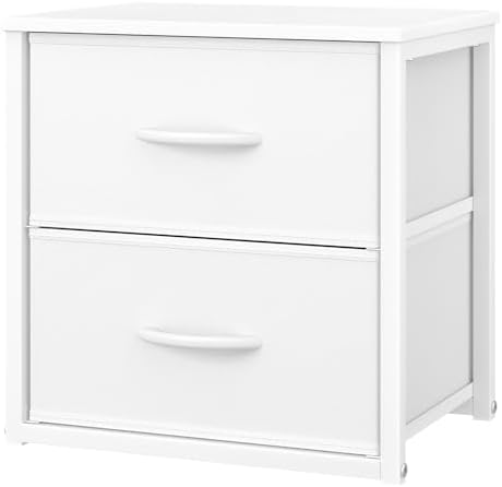 White Stackable Storage Drawers, Closet Organizer Drawers for Clothes