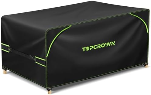 Topcrown Patio Furniture Covers Waterproof for Outdoor 108"L X 82"W X 28"H