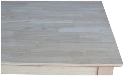 IC INTERNATIONAL CONCEPTS Solid Wood Top Table