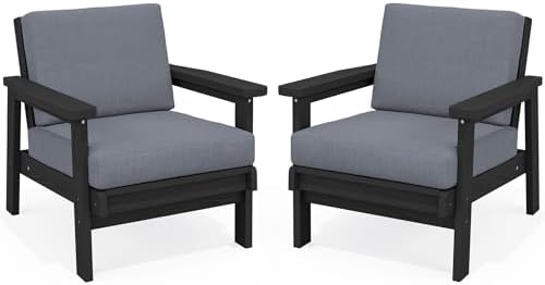 SERWALL HDPE Outdoor Sofa Set of 2