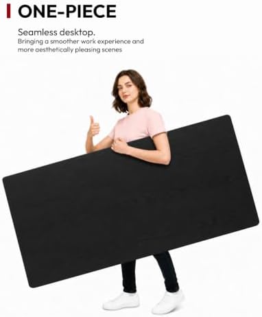 SANODESK 60''x24'' One-Piece Height Adjustable Electric Standing Desk