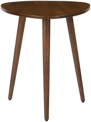 MH London Bond Triangle End Table-Exclusively Designed Small Side Table. Hand Crafted-Wooden Side Table-Contemporary Design for Small End Tables for Bedroom and Living Room (AZTB21069)
