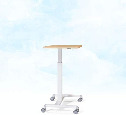 Ergohuman Eurotech Seating T1-GEO102PN-WHMP Adjustable Table, Maple