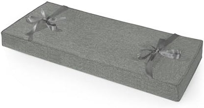 Bench Cushion for Indoor Furniture Dark Gray, 39x17x3 inch