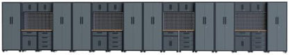 32-Pack Garage Storage Cabinet System with Workbench and Pegboard