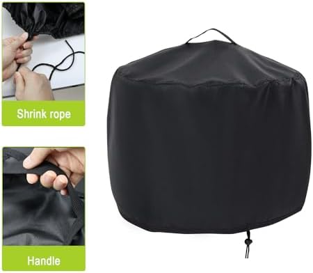 Waterproof Fire Pit Cover 22" D x 15" H fit for Solo Stove Bonfire