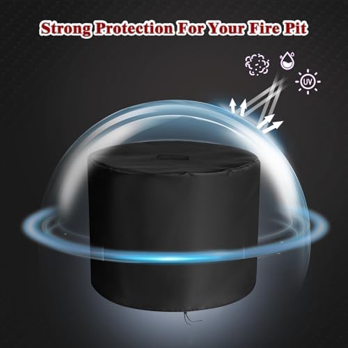 Fire Pit Cover, 30 Inch Round Fire Pit Cover