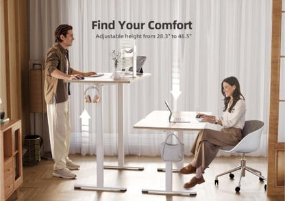 YDN 63 x 24 Inch Nature Electric Standing Desk