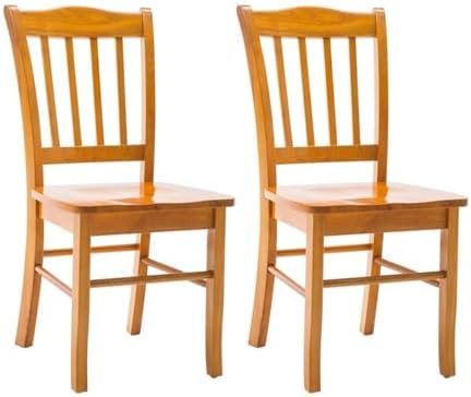 Boraam Shaker Dining Room Side Chairs, Set of 2 - Oak