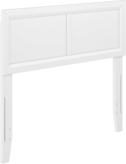 AFI, Sophia Adjustable Modern Twin Wood Headboard, White