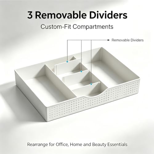 gianotter Dual Monitor Stand Riser With Drawer and 2 Pen Holders