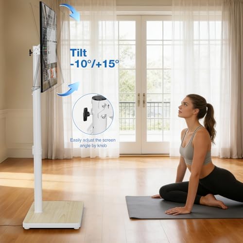 Swivel/Tilt Universal Floor TV Stand for 13-60 Inch TVs or Monitors
