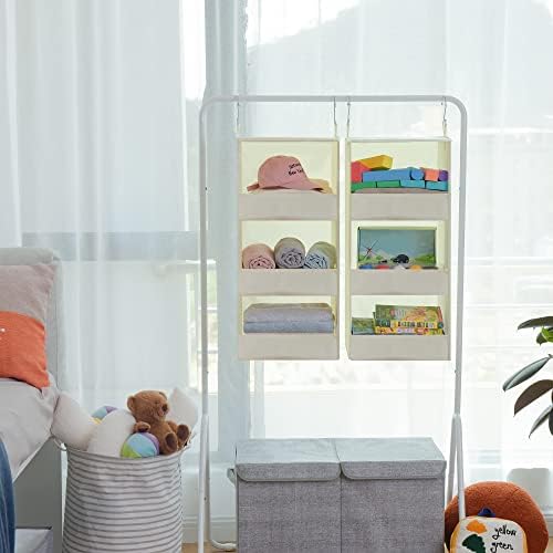 GRANNY SAYS 3-Shelf Hanging Closet Organizer, Foldable Storage, 2 Pack
