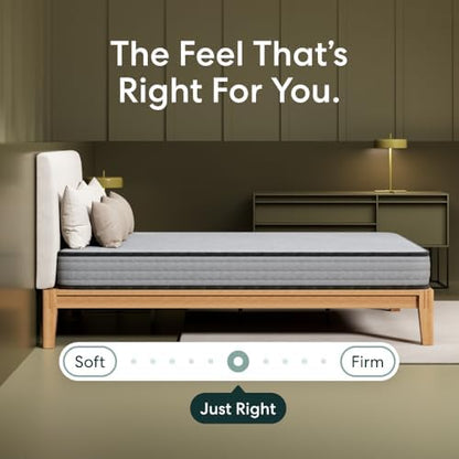 Siena Essential 8" Hybrid Mattress, Twin XL, Medium Firm Feel