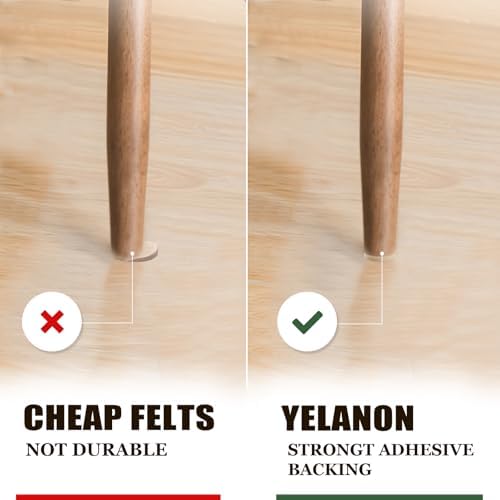 Felt Furniture Pads for Hardwood Floors -Yelanon Felt Pads for Chair Legs