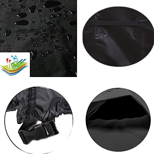 Fire Pit Cover-44"L x 26"W x 24"H,Waterproof Patio Outdoor Cover,600D Heavy Duty Fabric with PVC Coating,Weather Resistant,Fit for Table Propane Gas Firepit
