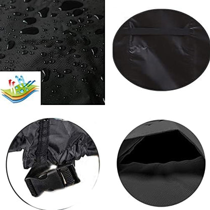 Fire Pit Cover-44"L x 26"W x 24"H,Waterproof Patio Outdoor Cover,600D Heavy Duty Fabric with PVC Coating,Weather Resistant,Fit for Table Propane Gas Firepit