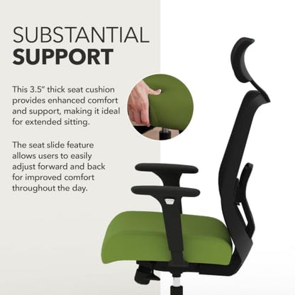 HON Altern Ergonomic Office Chair, Office Desk Computer Chair, Pear