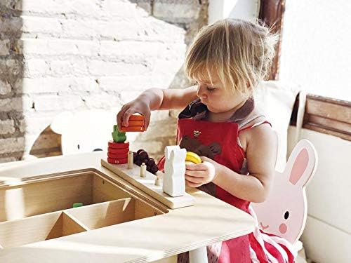 Tender Leaf Toys Forest Table & Chairs Set – Child-Sized Wooden Furniture for Art, Games & Everyday Activities – Crafted Materials – Age 3+