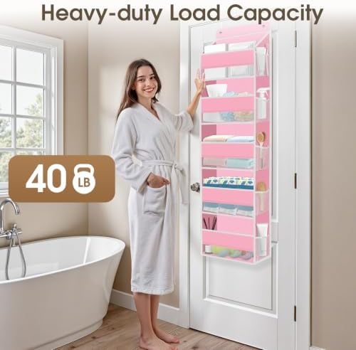 1Pack Over The Door Organizer Large Capacity Hanging Storage Room Organizer