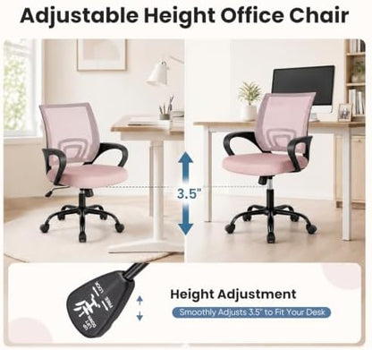 DUMOS Ergonomic Home Office Chair, Executive Mesh Desk Chair, 2 Pack