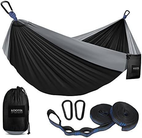 Kootek Camping Hammock 500lbs Capacity Outdoor Camping Essentials, Double