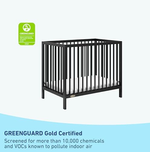 Graco Teddi Convertible MINI Crib-Black