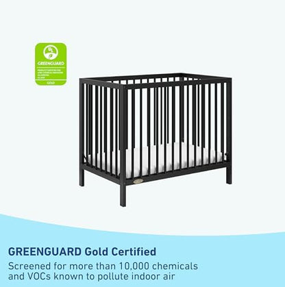 Graco Teddi Convertible MINI Crib-Black