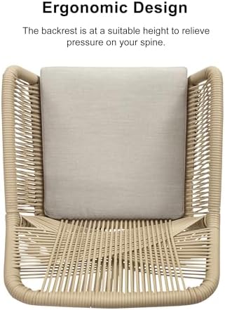 PURPLE LEAF Patio Dining Set 9 Pieces Rattan Aluminum Thick Cushions Teak