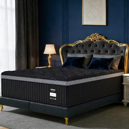 14 Inch King Size Mattress, Upgraded Luxury Hybrid King Mattress In A Box with 7-Zone Support for Cool Night & Pressure Relief, Motion Isolation, Designed in the USA, 365-Night Trial, Medium Firm