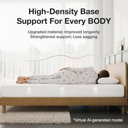 Novilla Twin Mattress, 6 Inch Twin Bed Mattress with Gel Memory Foam