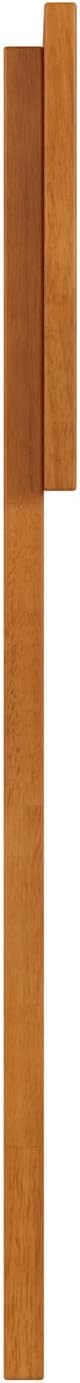 AFI, Orlando Twin Adjustable Modern Solid Wood Panel Headboard, Light Toffee