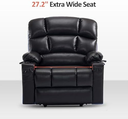 MCombo Dual Motor Power Lift Recliner, Heat and Massage, R7677, Medium-Wide
