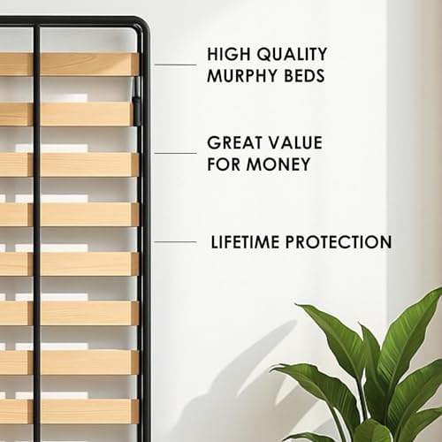 Murphy Bed - Murphy Bed Queen - Folding Bed - Vertical - 60" x 80" - Classic