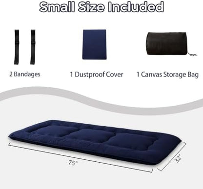 MAXYOYO Japanese Floor Mattress 4" Thick Small Size Foldable Futon Mattress