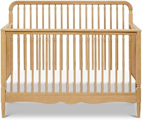 NAMESAKE Liberty 4-in-1 Convertible Spindle Crib in Honey,