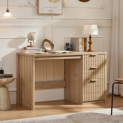 LEYAOYAO Office Desk 48" With 3 Drawers Storage File Cabinet