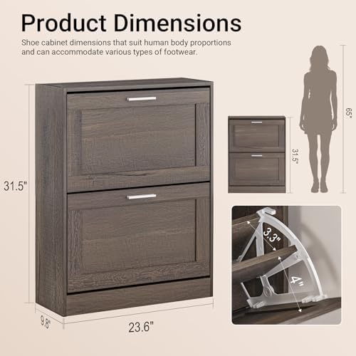 Haotian Shoe Cabinet Storage for Entryway