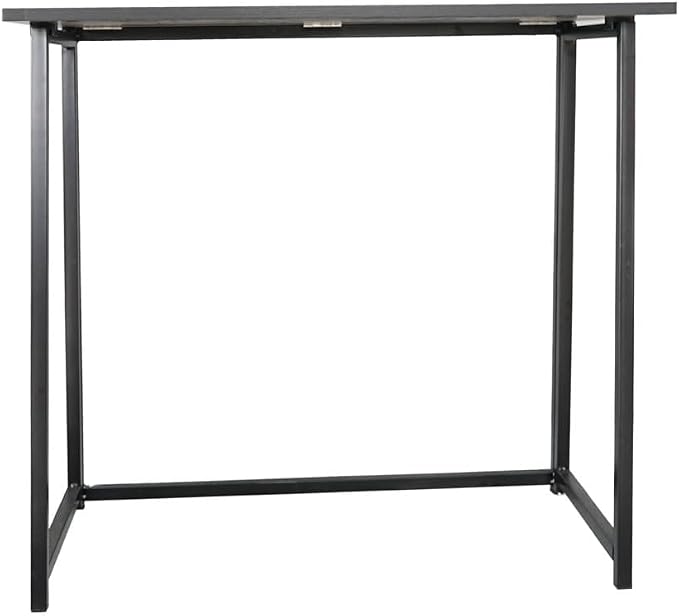 Folding Desk, Simple Assembly Computer Table, Simple Collapsible Space-Saving Home Office Desk for Small Room, Office, Bedroom, Living Room, Game Room, Study Table, Laptop Desk Black