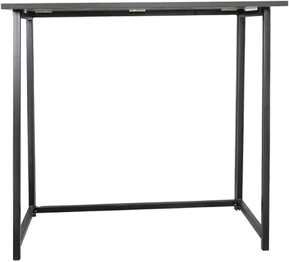 Folding Desk, Simple Assembly Computer Table, Simple Collapsible Space-Saving Home Office Desk for Small Room, Office, Bedroom, Living Room, Game Room, Study Table, Laptop Desk Black
