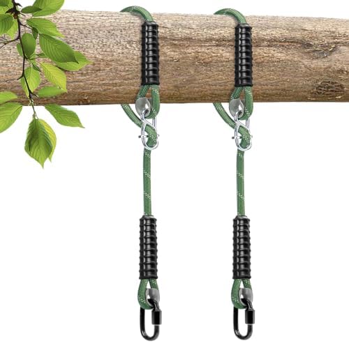 2 PC Heavy Duty Tree Swing Ropes Hammock,Tree Swings Hanging Straps