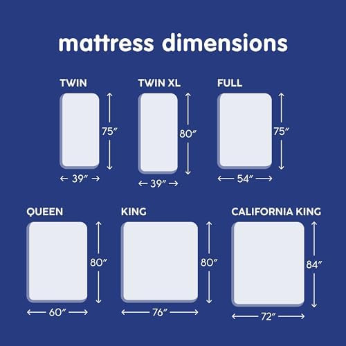 Vibe Gel Memory Foam 8-Inch Mattress - Bed-in-a-Box - Twin Size - White - Certi-PUR Certified