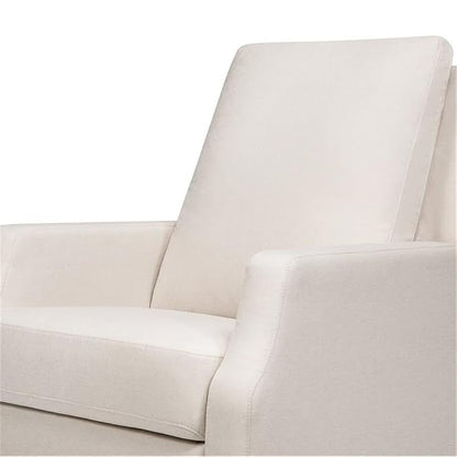 Namesake Crewe Glider Recliner Nursery Chair - GREENGUARD Gold & Certi-PUR US Certified Rocker Recliner - Glider Rocking Chair for Nursery & Living Room - Manual, 360° Swivel, Performance Cream